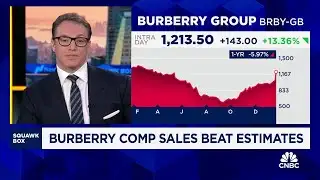 Burberry comp sales beat estimates