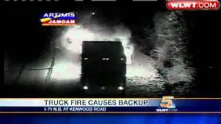 Burning Beer Truck Blocks I-71 Overnight