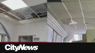 Burst pipes at Montreal hospital floods research labs, ceiling collapses