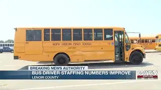 Bus driver numbers improve across ENC school districts
