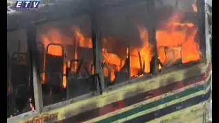 Bus Fire in Dhaka__Ekushey Television Ltd, 04,01,15