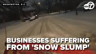 Businesses suffering from "snow slump"