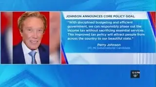 Businessman Perry Johnson announces another bid for governor