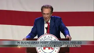 Businessman Perry Johnson ends presidential bid