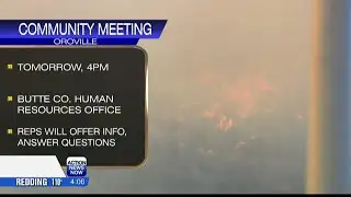 Butte County to host meeting for those impacted by recent wildfires