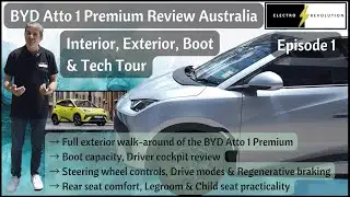 BYD Atto 1 Premium Review Australia EPISODE 1 | Interior, Exterior, Boot & Tech Tour