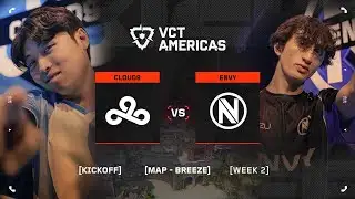 C9 vs. ENVY - VCT Americas Kickoff - W2D3 - Map 2