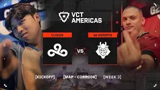 C9 vs. G2 - VCT Americas Kickoff - W3D3 - Map 1