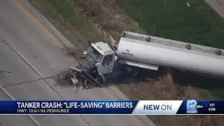 Cable barriers credited with saving lives in Pewaukee crash