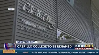 Cabrillo College will be getting a new name