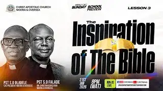 CAC WEEKLY SUNDAY SCHOOL PREVIEW || SATURDAY JANUARY 31, 2026 || LESSON THREE