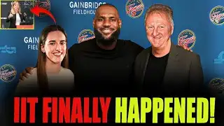 Caitlin Clark, LeBron & Larry Bird Shock Fans With Massive Announcement