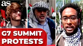 Calgary ERUPTS with PROTESTS ahead of G7 SUMMIT arrival