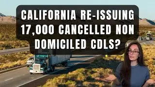 California Defies FMCSA: Reissuing 17,000 Revoked Non-Dom CDLs!