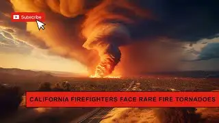 CALIFORNIA FIREFIGHTERS FACE RARE FIRE TORNADOES