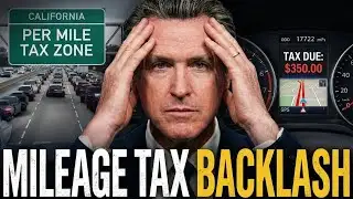 California Governor Faces Backlash Over Per-Mile Driving Tax!