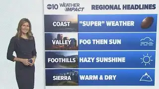 California stays dry through the week, cooler and wet pattern ahead