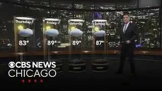 Calm, mostly cloudy night for Chicago
