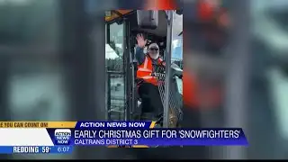 Caltrans District 3 unveils new John Deere grader