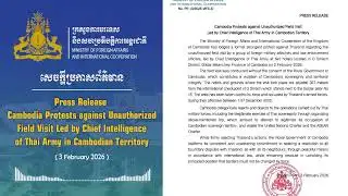 Cambodia Protests against Unauthorized