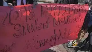 Camden Academy Charter High School Students March Protesting Gun Violence