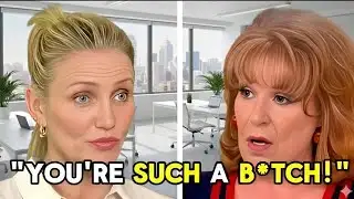 Cameron Diaz KICKED Off The View After Viral Clash With Joy Behar