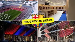 Camp Nou Construction Explodes Forward! 😲 Massive Structural Progress & Full Stadium Walkthrough