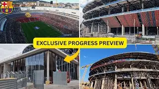 Camp Nou Transformation Speeds Up Again 😱 Massive Construction Progress Revealed