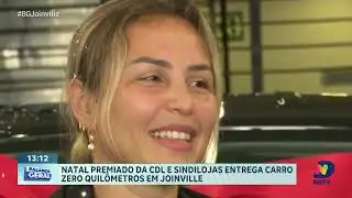 Campanha Natal Premiado entrega carro zero e movimenta comércio de Joinville