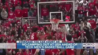 Camping for students prohibited for upcoming Texas Tech basketball game