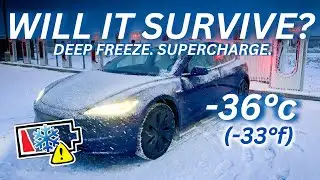 Can a Tesla actually handle EXTREME Canadian Winter (-36c/-33f)