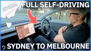 Can A Tesla Drive Itself From Sydney To Melbourne? Full Self-Driving (Supervised)