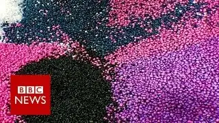 Can plastic roads help save the planet? BBC News