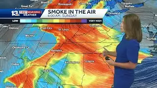 Canadian wildfire smoke continues to make Alabama