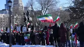 Canadians flood streets to show support for freeing Iran from Islamic regime