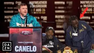 Canelo LOSES IT on Crawford — “I’ll Drop You!” at Explosive Presser