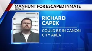 Cañon City police looking for escaped man