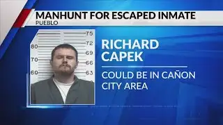 Cañon City police looking for escaped man