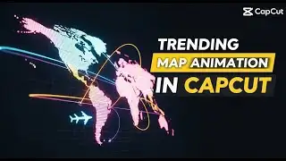 CapCut Map Animation Tutorial | News & Documentary Style Map Move Effect in 1 Minute!
