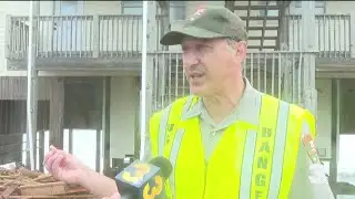 Cape Hatteras National Seashore Crews begin cleanup in Buxton