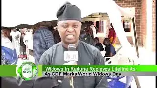 Capt. Caleb Danladi. Founder of Caleb Danladi Foundation celebrates Widows day at Samban Gida