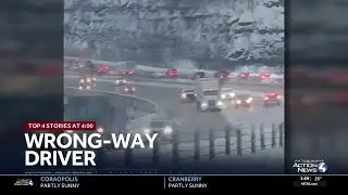 Car crashes into barrier attempting to avoid wrong-way driver on I-79