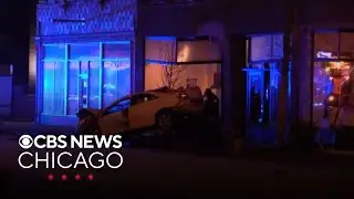 Car crashes into record store in Beverly