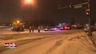 Car Crashes Into Snowplow Sunday Night