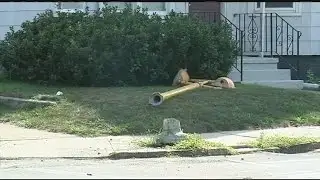 Car hits pole at Chicopee intersection
