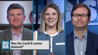 Cardi B cheers on Stefon Diggs at Gillette