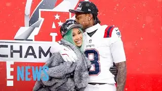 Cardi B, Stefon Diggs Share PDA Moment After Patriots Championship Win | E! News