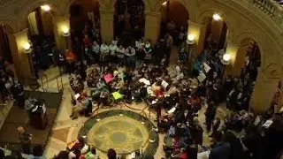 Caregivers rally for 5 percent rate hike