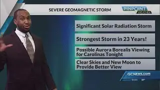 Carolinas could see rare Northern Lights display Monday night