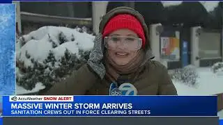 Cars stuck in snow, firefighters assisting in Great Neck